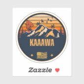 Kaaawa, Hawaï Sticker (Vel)