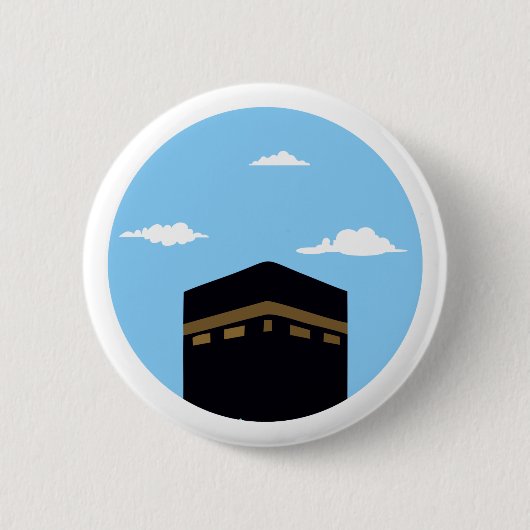 Kaaba Masjid al-Haram - Dag Ronde Button 5,7 Cm (Voorkant)