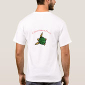 Kaaimaneilanden Divers - Zee Turtle T-shirt (Achterkant)