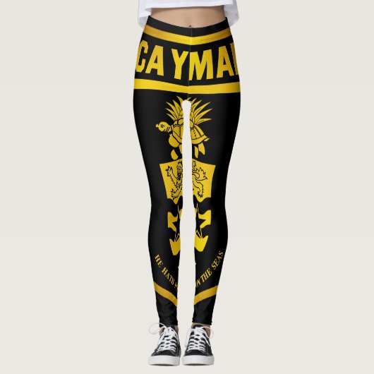 Kaaimaneilanden Emblem Leggings (Voorkant)