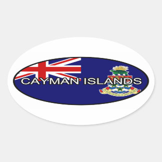 Kaaimaneilanden Euro Sticker