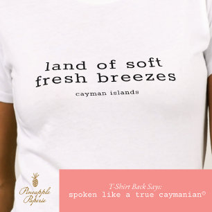 Kaaimaneilanden Land Soft Fresh Breeze Gepersonali T-shirt
