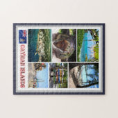 Kaaimaneilanden - Mozaïek - Legpuzzel (Horizontaal)