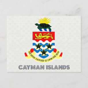 Kaaimaneilanden wapenschild briefkaart