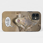 Kaaimantekst ballon telefoonkwestie Case-Mate iPhone case (Achterkant (horizontaal))