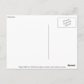 KAAL ADELAAR & WATER HERFST BRIEFKAARTEN (Achterkant)