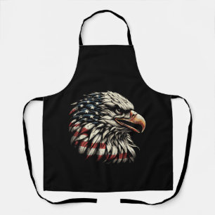 Kaal Adelaarshoofd Amerikaanse Vlag USA Patriottis Schort