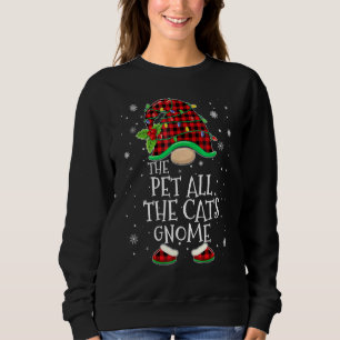 Kaal Alle Katten Dwerg Rode Geruite Kerst Matching Trui