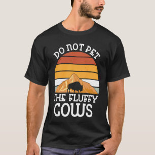 Kaal De Fluffy Koeien Niet Aaien Heren Dames Berg T-shirt