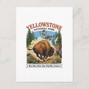 Kaal De Fluffy Koeien Niet , Yellowstone National  Briefkaart