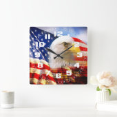 Kaal Eagle en de Amerikaanse Klok van de Muur van (Huis)