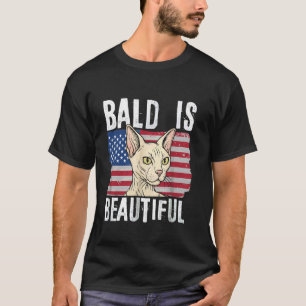 kaal is mooi 4 juli onafhankelijkheidsdag kaal t-shirt