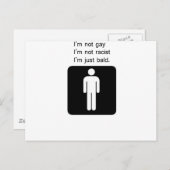 kaal man briefkaart (Voorkant / Achterkant)