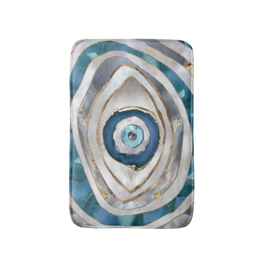 Kaamogen Minerale texturen en goud Badmat (Voorkant Verticaal)