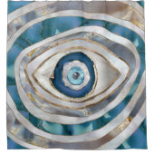 Kaamogen Minerale texturen en goud Douchegordijn (Voorkant)