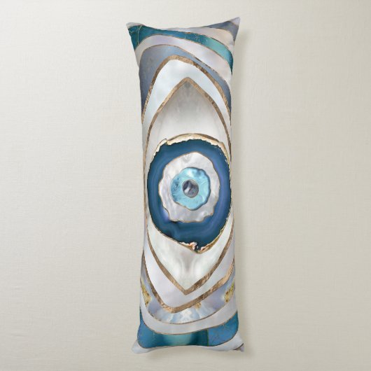 Kaamogen Minerale texturen en goud Lichaamskussen (Achterkant (Verticaal))