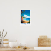 Kaanapali Beach Hawaii Reisprint Poster (Keuken)