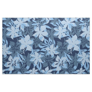 Kaanapali Camo Hawaiian Hibiscus Floral Stof
