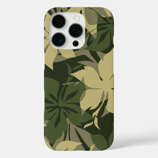 Kaanapali Camo Hawaiian Hibiscus Olive Case-Mate iPhone Case (Achterkant)