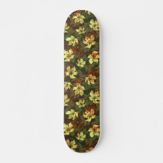 Kaanapali Camo Hawaiian Skateboard (Devant)
