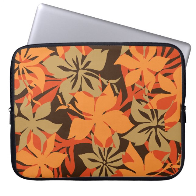 Kaanapali Collage Hawaiian Neopree Wetsuit Laptop Sleeve (Voorkant)