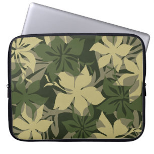 Kaanapali Collage Hawaiian Neopree Wetsuit Laptop Sleeve