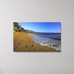 Kaanapali strand, Maui, Hawaii, Verenigde Staten Canvas Afdruk