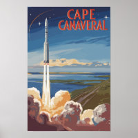 Kaap Canaveral Florida Schilderachtige Reis Kunst