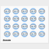 kaap-cod-ovaal ronde sticker (Vel)