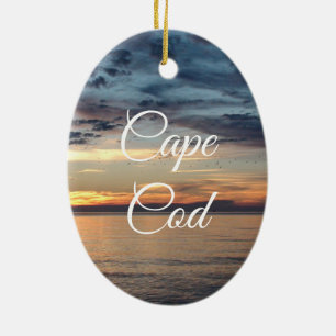 Kaap Cod Souvenier Keepomwille kerstversiering Keramisch Ornament