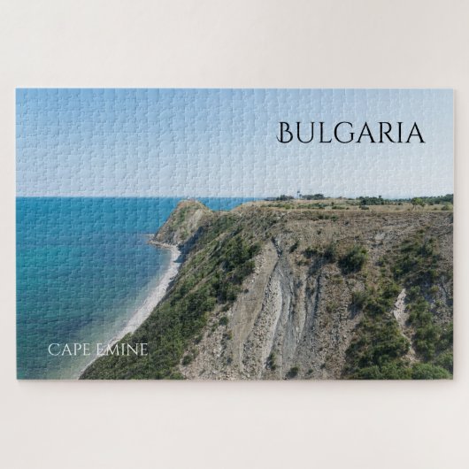 Kaap Emine. Bulgarije Legpuzzel (Horizontaal)