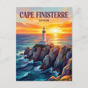 Kaap Finisterre Spanje Briefkaart