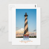 Kaap Hatteras Light. Briefkaart (Voorkant / Achterkant)