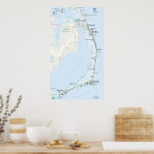 Kaap Hatteras National Seashore Poster (Keuken)