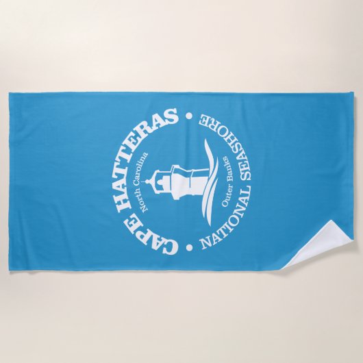 Kaap Hatteras (vuurtoren) Strandlaken (Voorkant)