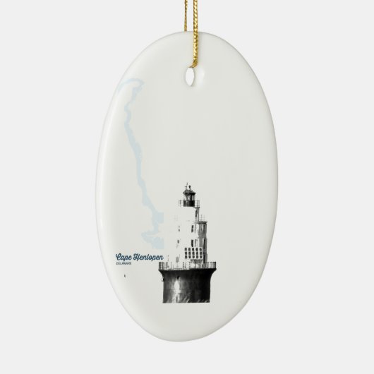 Kaap Henlopen. Keramisch Ornament (Rechts)