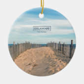 Kaap Henlopen. Keramisch Ornament (Voorkant)