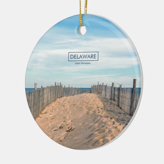 Kaap Henlopen. Keramisch Ornament (Links)