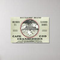 Kaap Kabeljauw Battleship Brand Cranberry Label