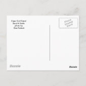 Kaap Kabelkanaal Briefkaart (Achterkant)