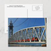 Kaap Kabelkanaalspoorbrug Briefkaart (Voorkant / Achterkant)
