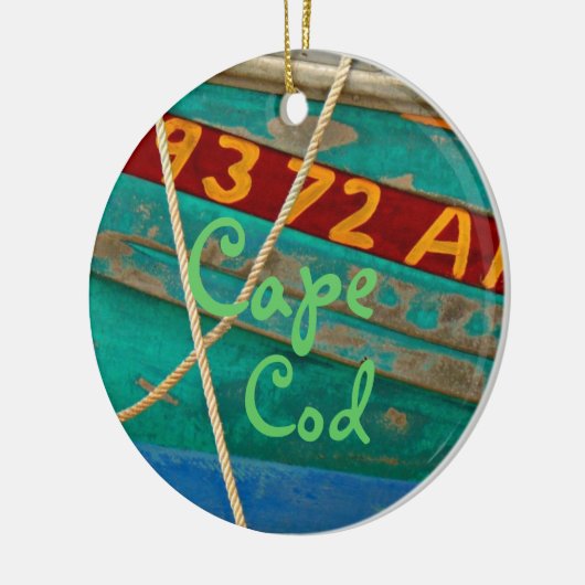 Kaap kerstversiering keramisch ornament (Links)