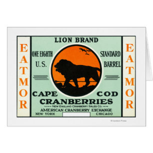 Kaap Lion Eatmor Cranberries Brand Etiket
