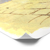 kaap met bedwelming en boot poster (Hoek)