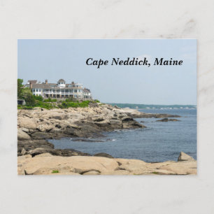 Kaap Neddick in Maine Feestdagenkaart