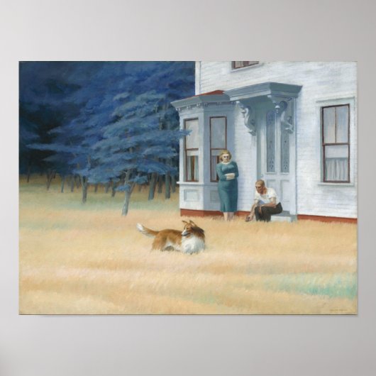 Kaap 's avonds poster (Voorkant)