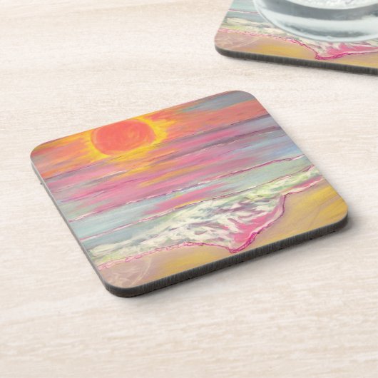 Kaap San Blas Sunset Beach Bier Onderzetter (Linkerzijde)