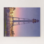 Kaap San Blas vuurtoren, Port St. Joe, Sunset Legpuzzel (Horizontaal)