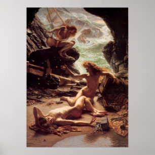 Kaap van de Storm nymferen Poster