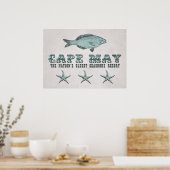 Kaapje kan het Poster van het toevluchtsoord aan (Keuken)